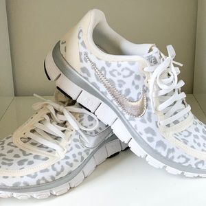 Women’s Leopard Print Nike Free 5.0 Sneakers